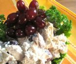 Chicken Salad with Grapes, Celery, & Pecans