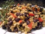 wild rice and black beans