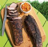 Coffee-Rubbed Grilled Pork Tenderloin 