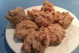Pear and Ginger Oatbran low carb muffins
