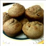 Gluten Free Banana Date Muffins