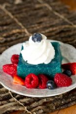 GoodBelly's Red, White and Blueberry Applesauce Gelatin Squares