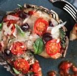 Pizza Stuffed Portobello Mushrooms