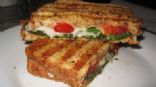 Tomato, Basil and Mozzarella Panini Sandwich