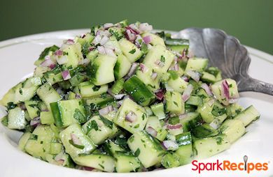 Crunchy Cucumber Salad