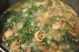 Greens, Beans and Turkey Bacon soup