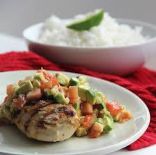 Cilantro-Lime Chicken with Avocado Salsa