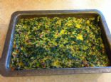 Egg, Spinach, Ham Breakfast Casserole