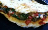 Spinach, Mushroom, Crab omlete