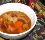 Zina's Beef & Veggie Borscht Soup