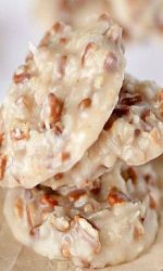 No Bake Coconut Pecan Praline Cookies