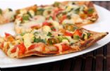 Tortilla Vegetable pizza