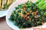 Crispy Garlic Kale with Chorizo and Beans