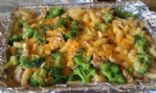 Cheesy Chicken and Broccoli Rotini Bake