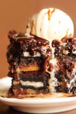 Ultimate Chocolate Chip Cookie n Oreo Fudge Brownie Bar