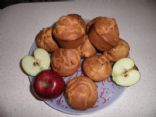 Healthy apple muffins