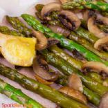 Asparagus Salad with Lemon Soy Vinaigrette