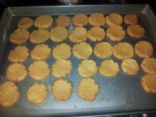 Low sugar, low fat, peanut butter cookies