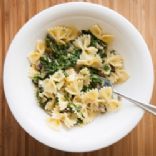 Chicken, Spinach, Parmesan  Bow-Tie Pasta