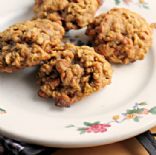 Pumpkin Oatmeal Raisin Cookies w/ Cinnamon Chips