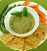 Basil and Lemon Hummus