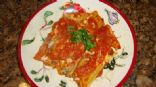 Healthier Manicotti