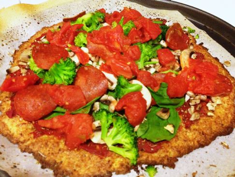 Cauliflower Crust Paleo Pizza