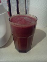 Frozen fruit smoothie