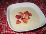 10 min cooking farina with milk
