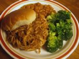 Pulled Chicken with Cranberry Barbeque Sauce