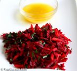 Raw Beet Salad with Ginger and Oranges