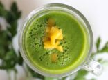 Mango,Parsley, Banana Smoothie