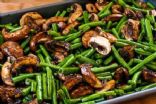 LORKAT's Roasted Green Beans & Mushrooms