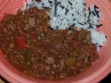 Smokey Sirloin Tips w/Lentils
