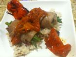 M's Roasted Pepper Veal Roll ups