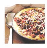 Mexican Beef over Polenta
