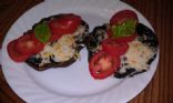 Grilled Margherita Portobello Mushrooms