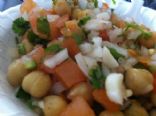 Spicy Garbanzo beans Salad