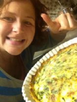 RamonaFlowerz LowFat Spinach Quiche