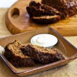 Mexican Turkey Meatloaf with Spicy Yogurt Dip