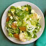 Escarole, Orange & Avocado Salad with Scallops