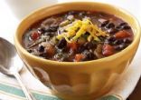 Spicy (or not*) Black Bean** Chili