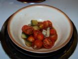 Marinated Tomato, Cucumber and Onion Salad