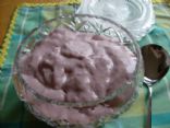 Grape Sponge (serving 1 cup)