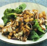 Warm Panfried Chicken & Apple Salad