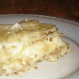 Green Chile Chicken Enchilada Casserole