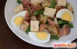 French Potato Salad with Green Beans and Bacon