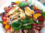 Strawberry Fields Salad with Chicken Breast