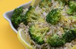 Roasted Broccoli and Lemons with Brown Rice 