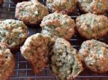 Lemon Oatmeal Zucchini Muffins